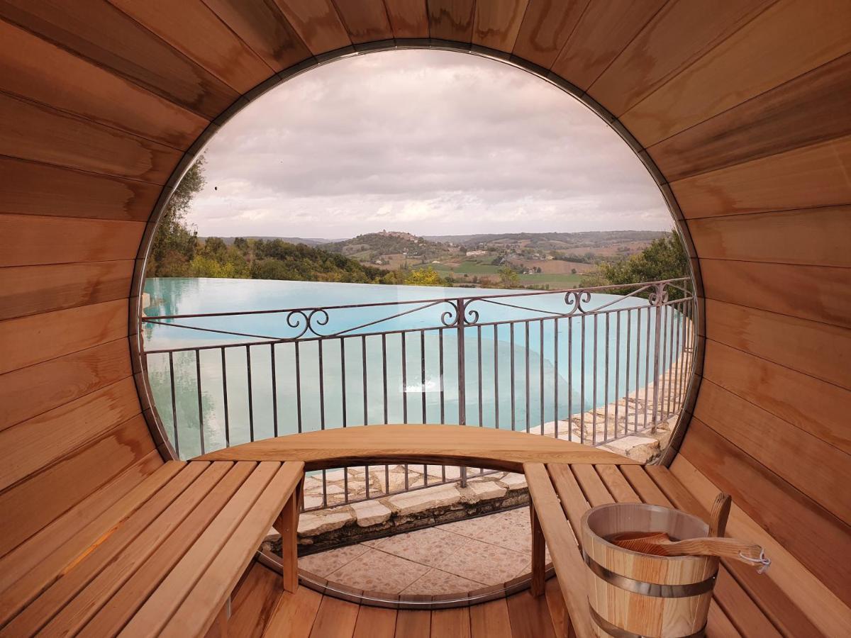 Le Belvedere Hotel Et Bien Etre Lauzerte Dış mekan fotoğraf