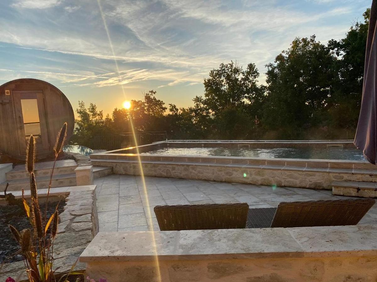 Le Belvedere Hotel Et Bien Etre Lauzerte Dış mekan fotoğraf