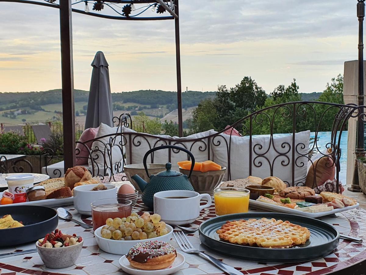 Le Belvedere Hotel Et Bien Etre Lauzerte Dış mekan fotoğraf
